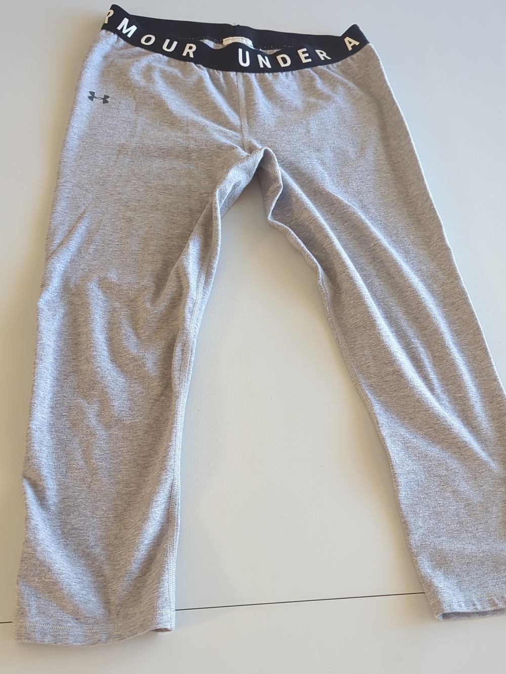 Under Armour Gray Logo Waistband Leggings